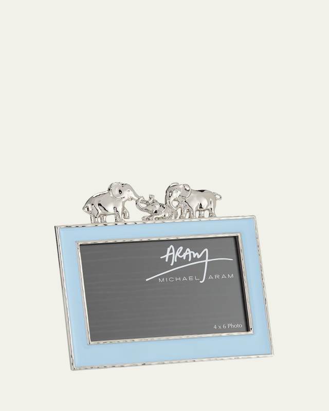 Boys' Elephant 4" x 6" Picture Frame, Blue